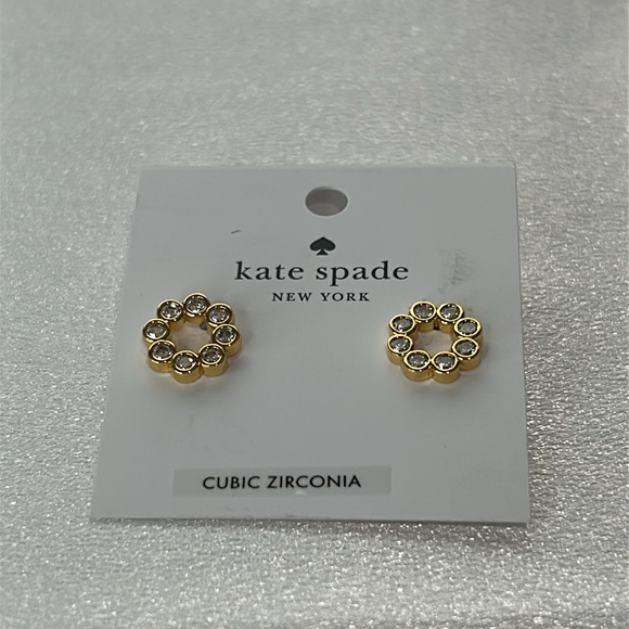 Kate spade gold plated earrings - Picture 2 of 3